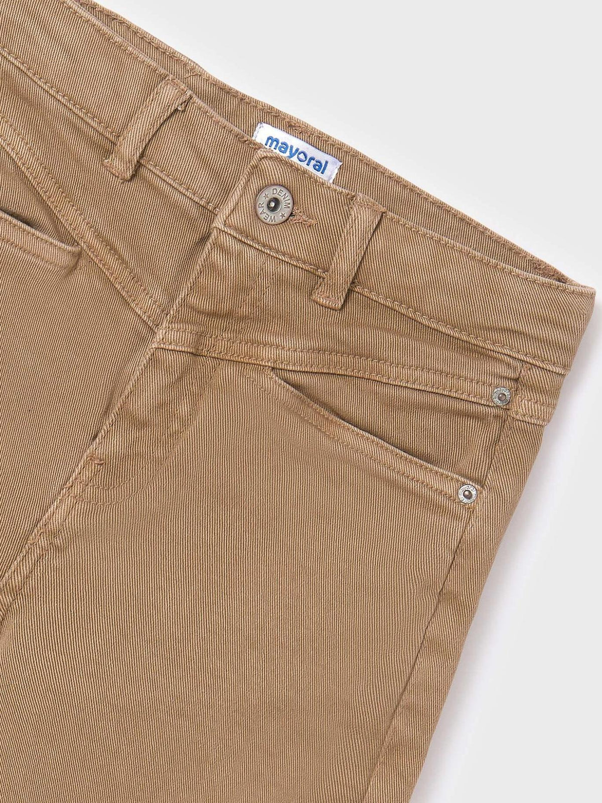 Calça sarja slouchy Camel (Castanho Claro)  para Menina - Mayoral