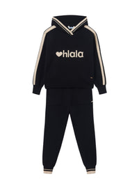Conj. calça tricot Preto (Preto)  para Menina - Mayoral