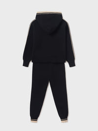 Conj. calça tricot Preto (Preto)  para Menina - Mayoral