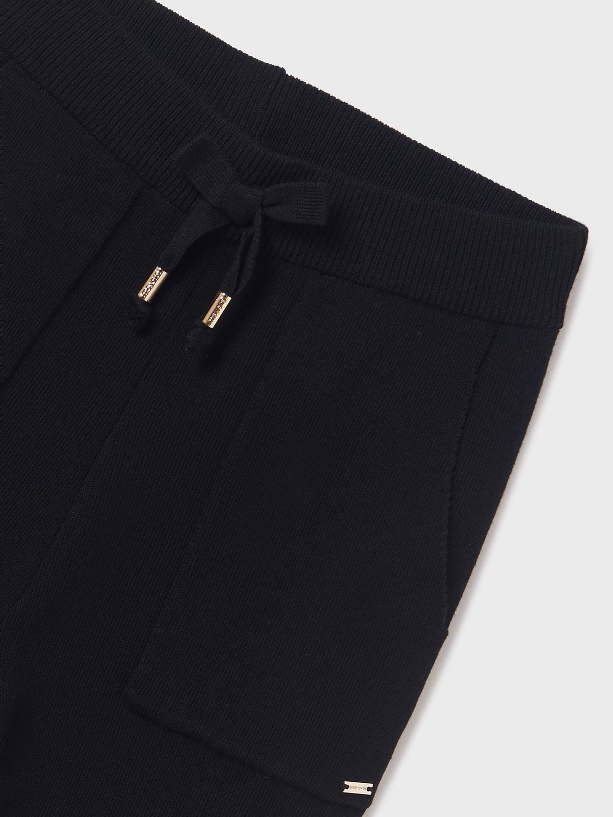 Conj. calça tricot Preto (Preto)  para Menina - Mayoral