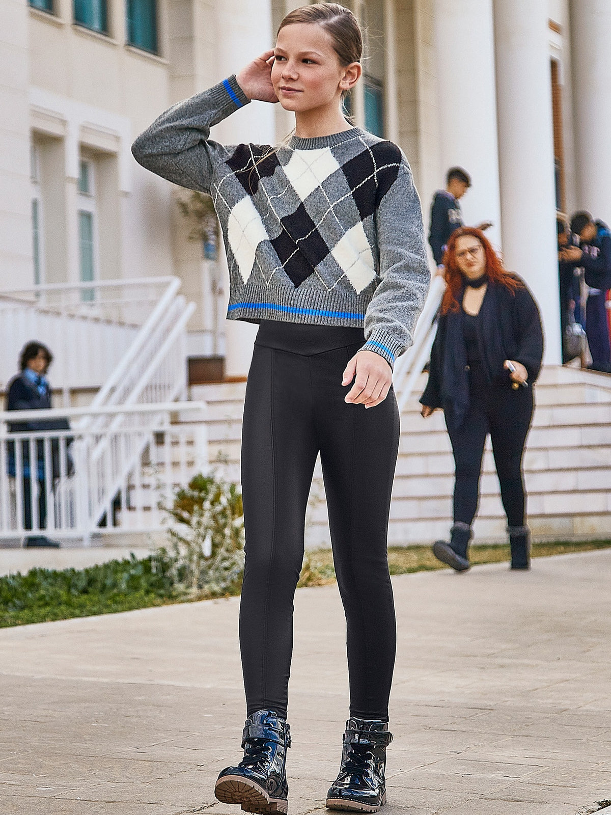 Leggings polipele Preto (Preto)  para Menina - Mayoral