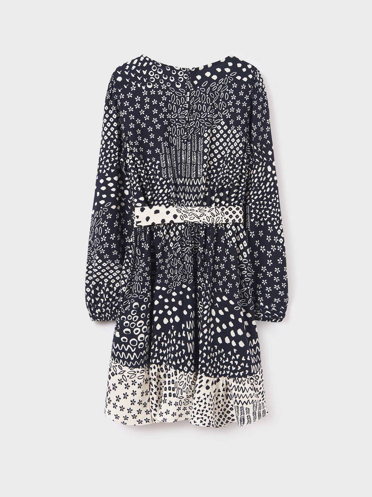 Vestido estampado Preto (Preto)  para Menina - Mayoral