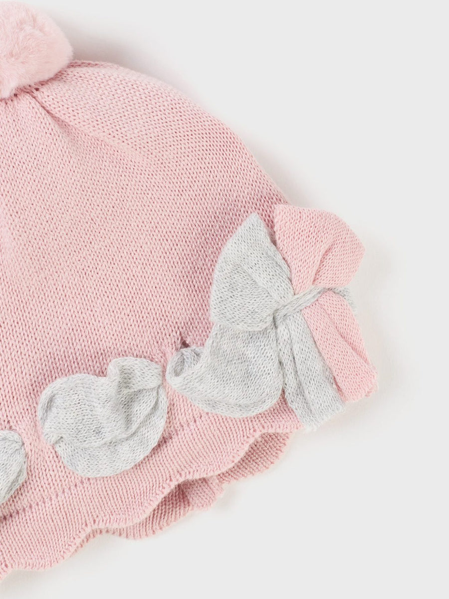 Gorro Tricot Rosa baby (Rosa Bébé)  para Bebé Menina - Mayoral
