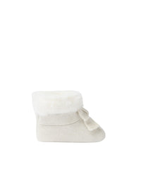 Bota tricô Champanhe (Creme / Pérola)  para Bebé Menina - Mayoral