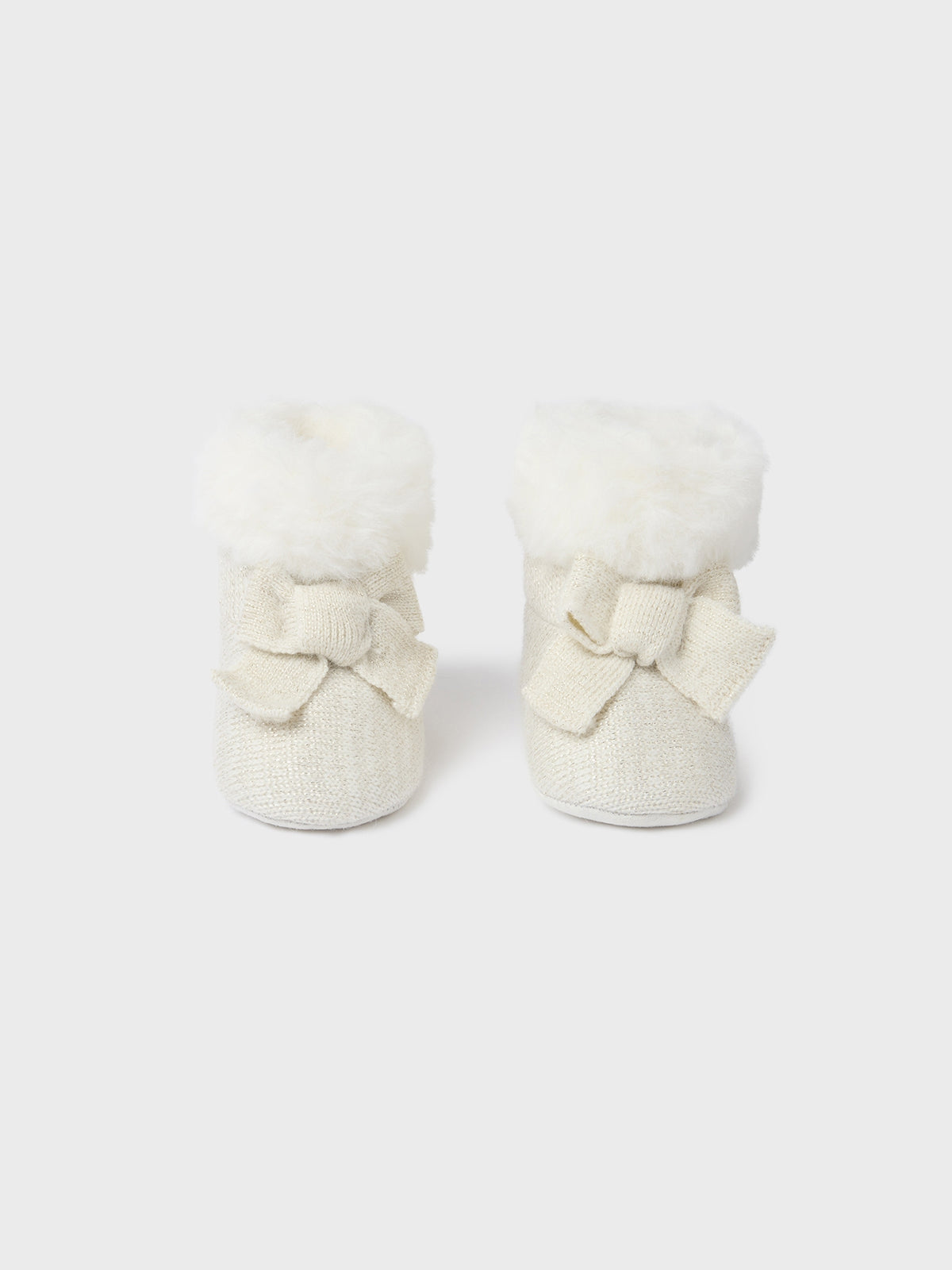 Bota tricô Champanhe (Creme / Pérola)  para Bebé Menina - Mayoral