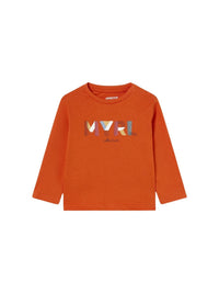 Camiseta básica bebé Laranja (Laranja Outono)  para Bebé Menino - Mayoral