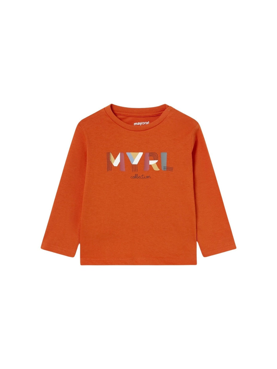 Camiseta básica bebé Laranja (Laranja Outono)  para Bebé Menino - Mayoral