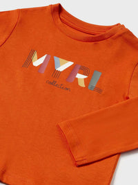 Camiseta básica bebé Laranja (Laranja Outono)  para Bebé Menino - Mayoral