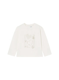Camiseta básica bebé Crú (Creme / Pérola)  para Bebé Menina - Mayoral