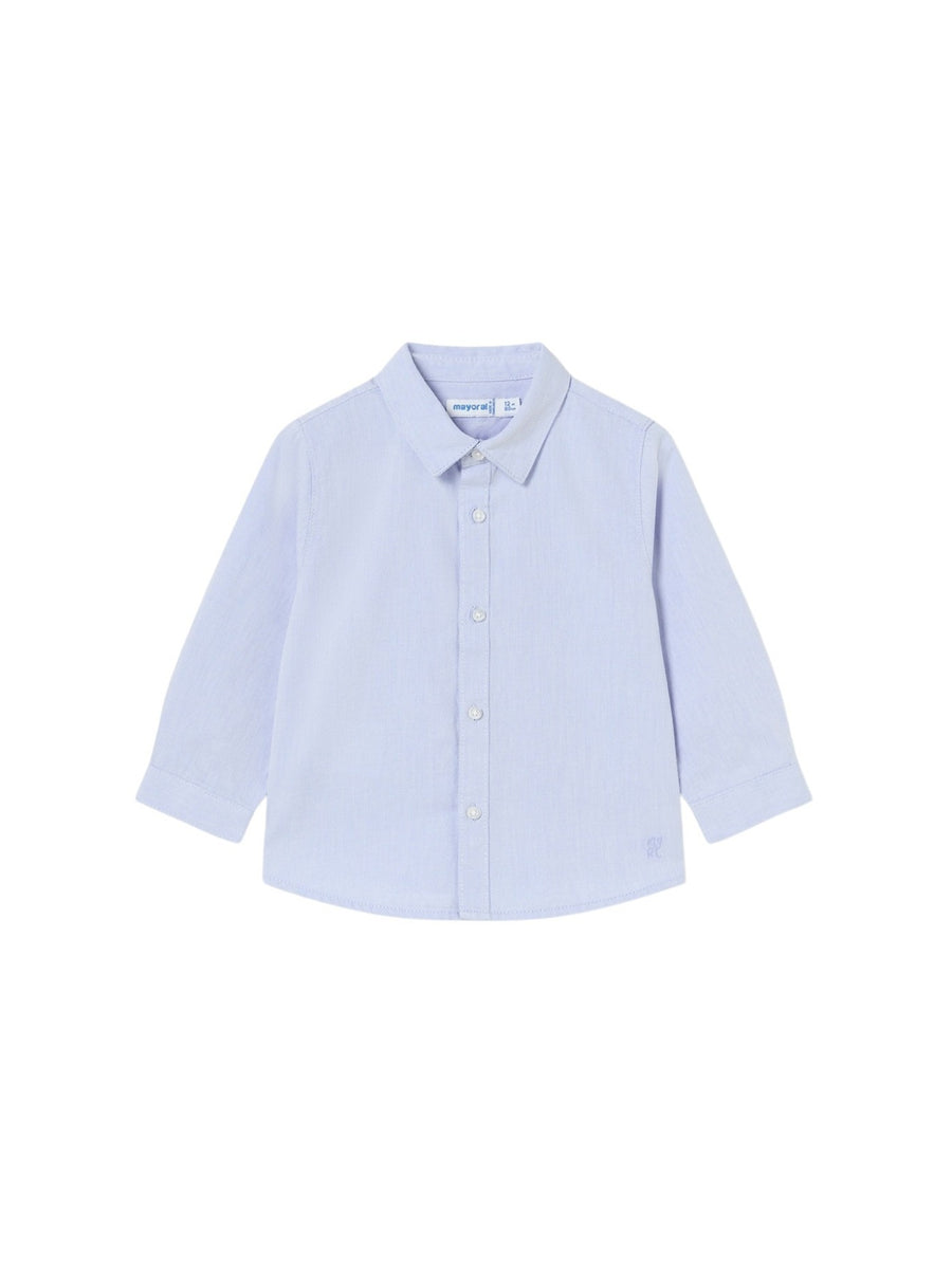 Camisa m/comp.básica Celeste (Celeste)  para Bebé Menino - Mayoral