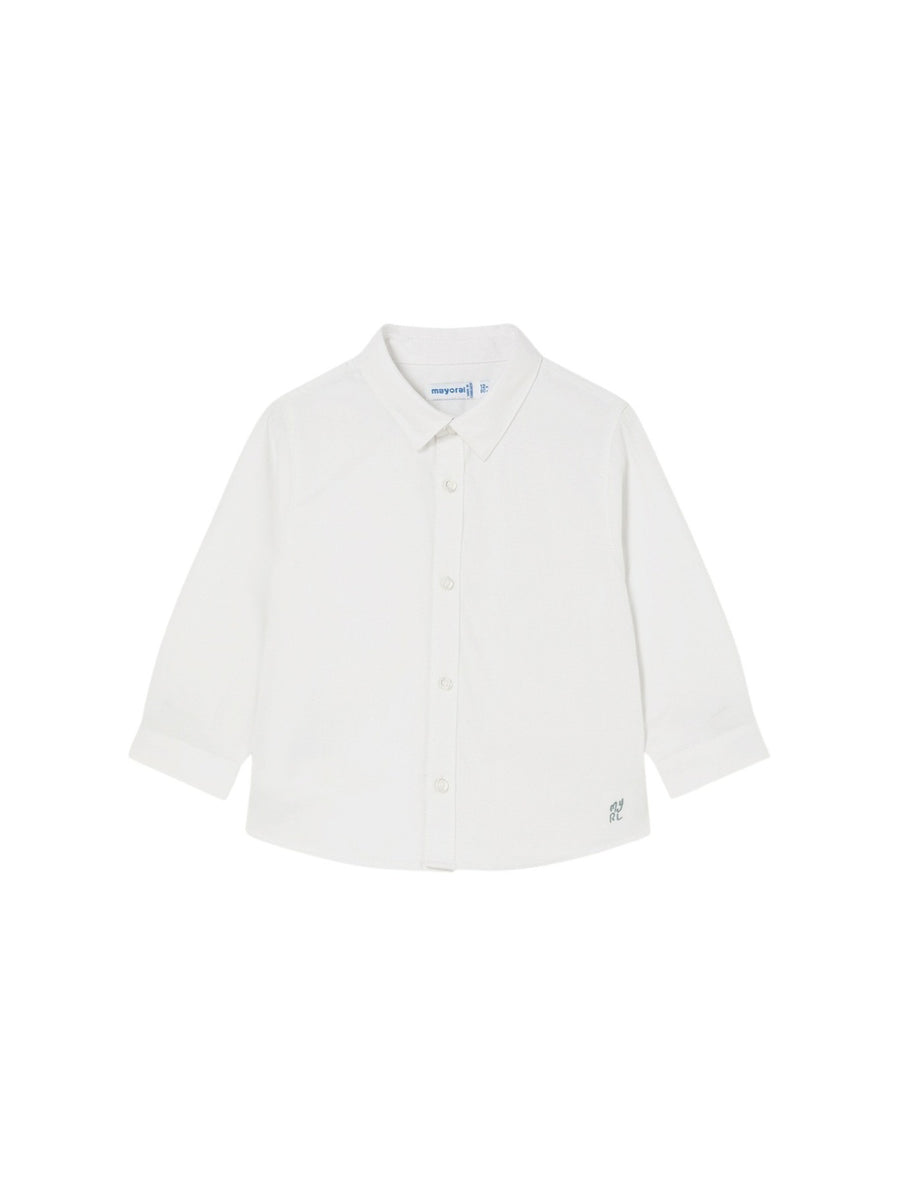 Camisa m/comp.básica Branco (Branco)  para Bebé Menino - Mayoral