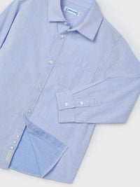Camisa m/comp.básica Celeste (Celeste)  para Menino - Mayoral