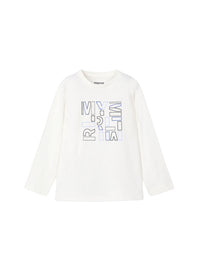 Camiseta básica bebé Nata (Creme / Pérola)  para Menino - Mayoral