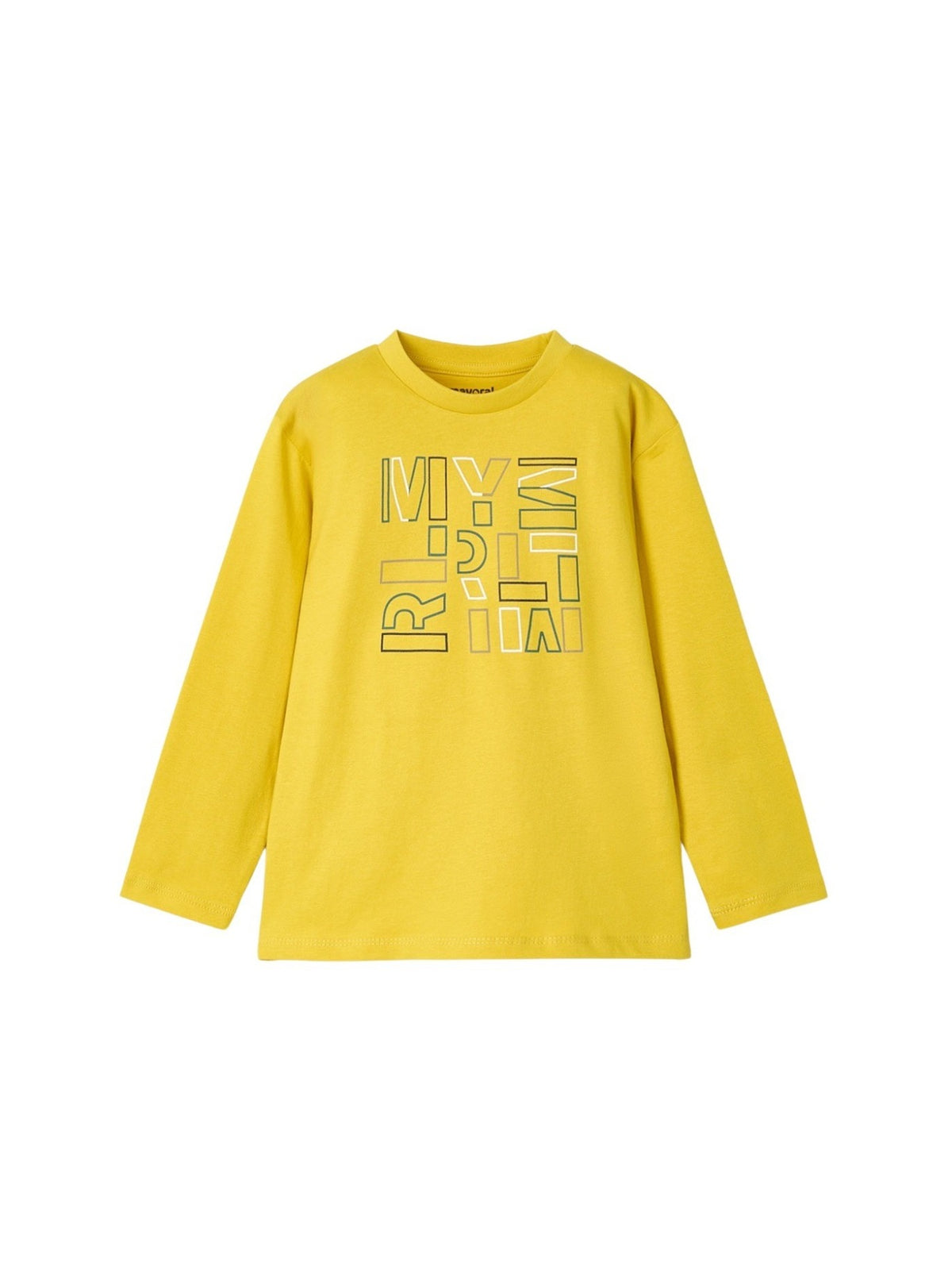 Camiseta básica bebé Polen (Amarelo Ocre)  para Menino - Mayoral
