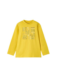 Camiseta básica bebé Polen (Amarelo Ocre)  para Menino - Mayoral