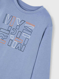 Camiseta básica bebé Glaciar (Celeste)  para Menino - Mayoral