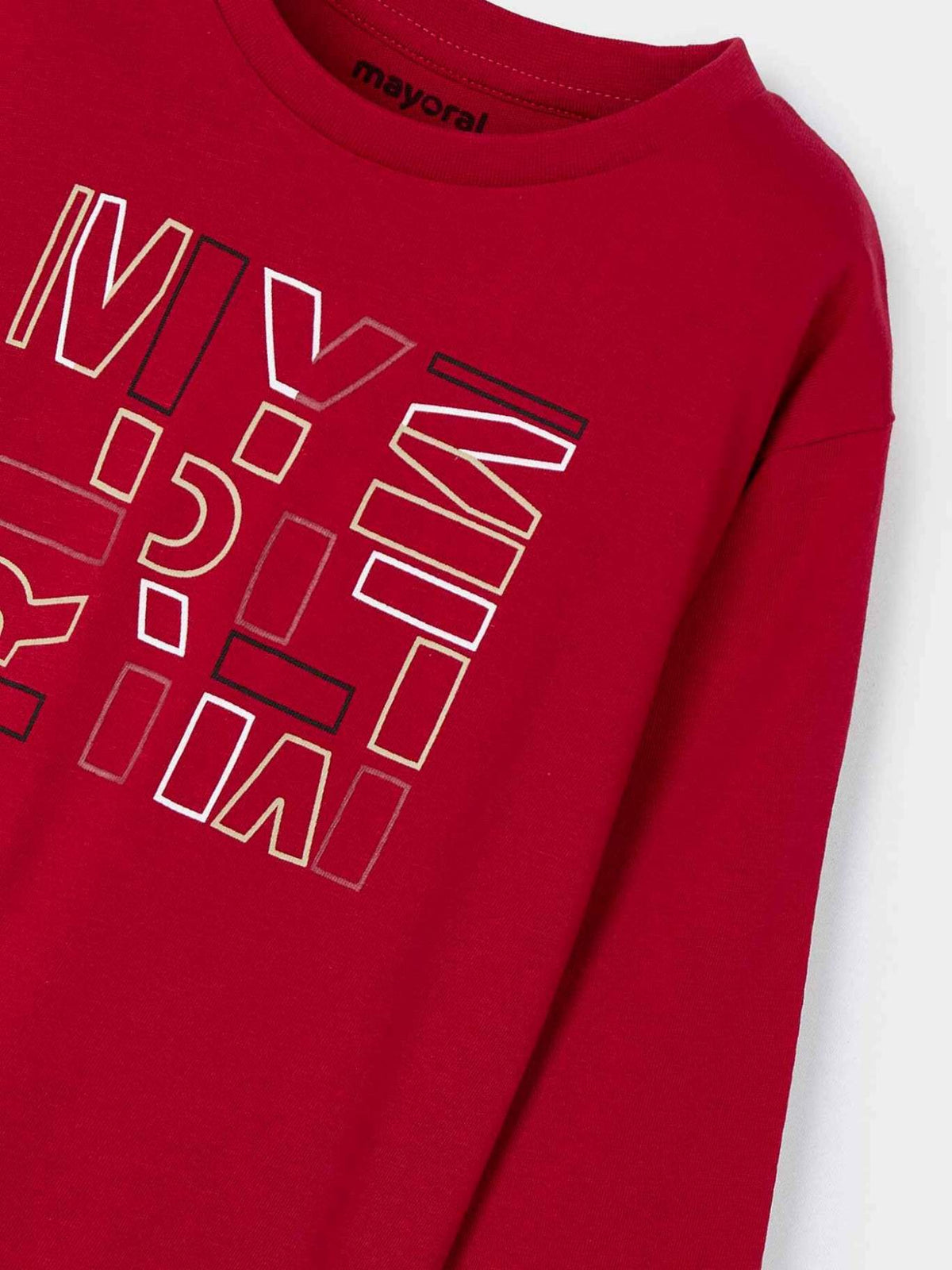 Camiseta básica bebé Marte (Vermelho)  para Menino - Mayoral