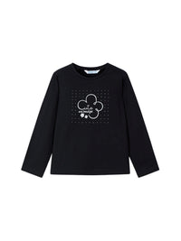 Camiseta básica bebé Preto (Preto)  para Menina - Mayoral