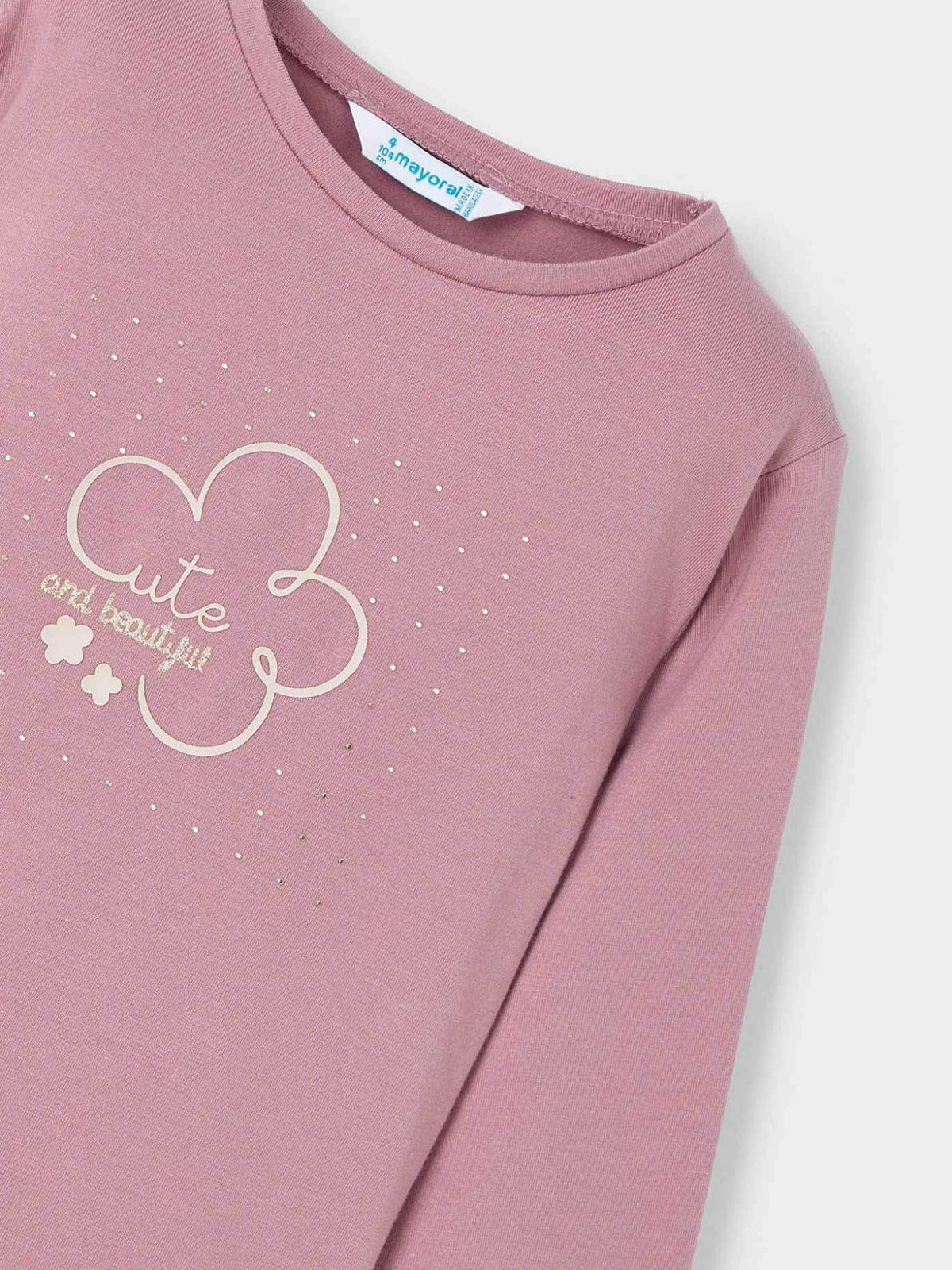 Camiseta básica bebé Rosado (Rosa)  para Menina - Mayoral