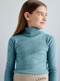 Camisola tricot básica Lago vig (Azul Céu)  para Menina - Mayoral