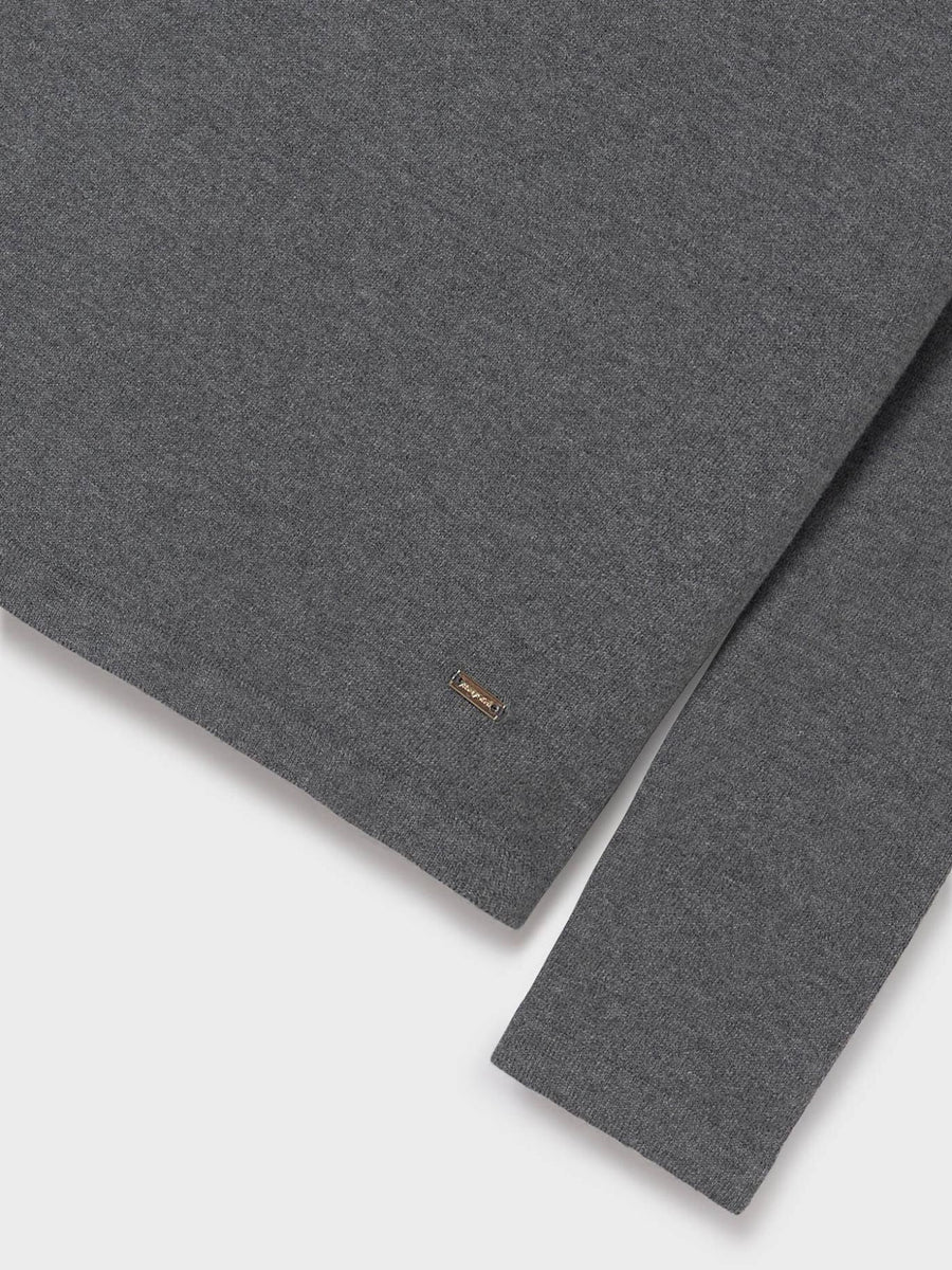 Camisola tricot básica Marengo vi (Cinza Escuro)  para Menina - Mayoral