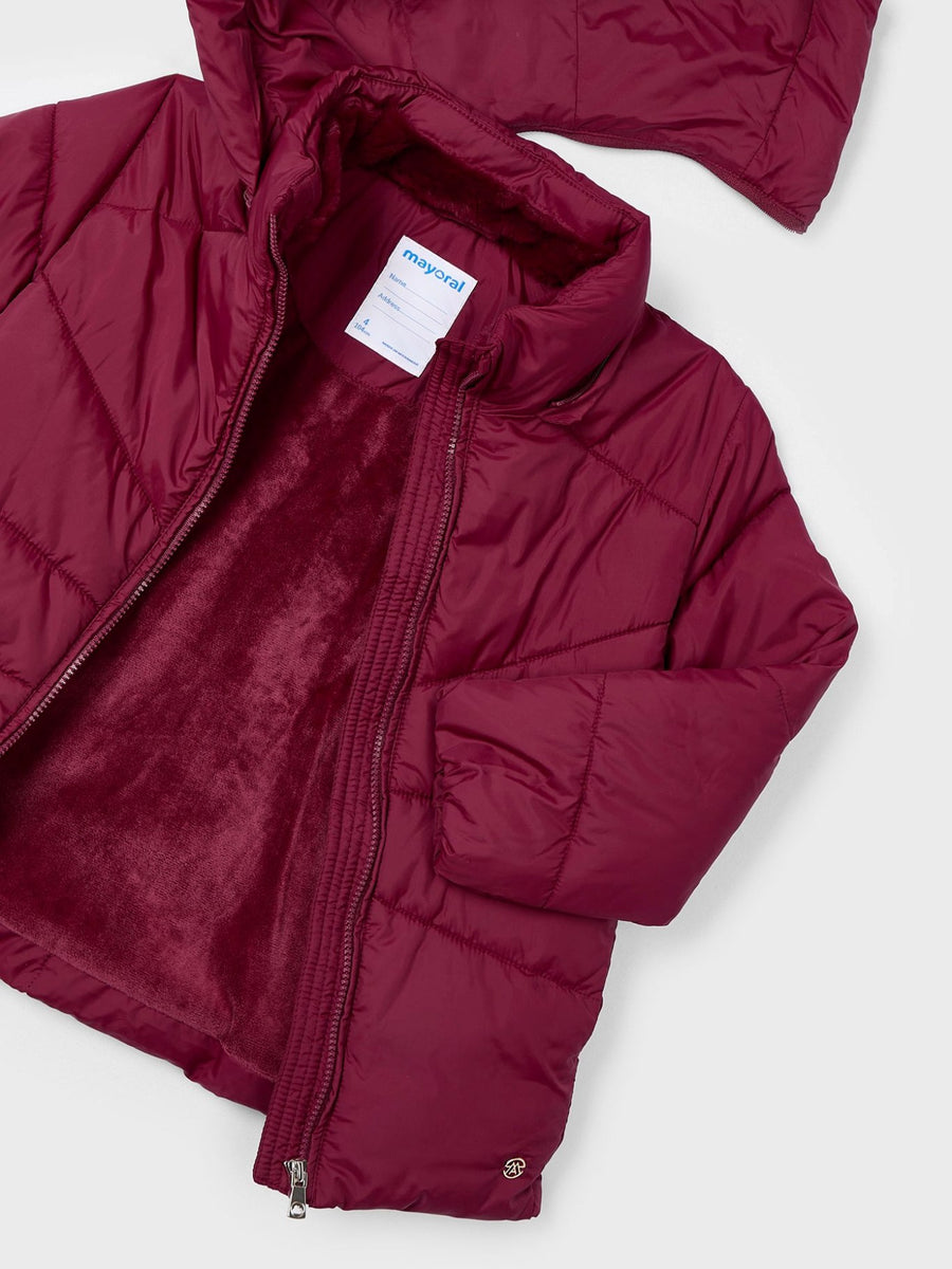 Blusão colegial básico Cereja (Vermelho Escuro)  para Menina - Mayoral