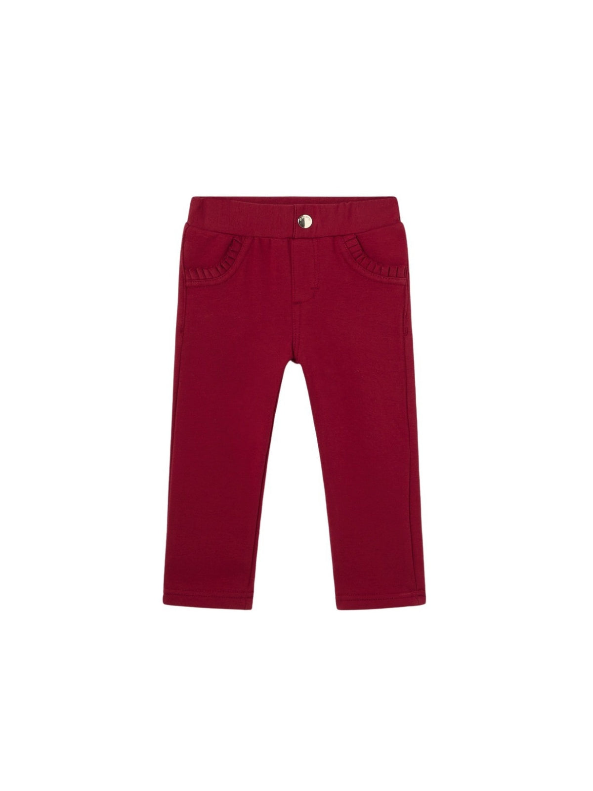 Calça felpa básica Ginja (Vermelho Escuro)  para Bebé Menina - Mayoral