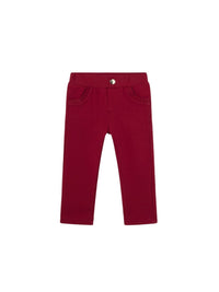 Calça felpa básica Ginja (Vermelho Escuro)  para Bebé Menina - Mayoral
