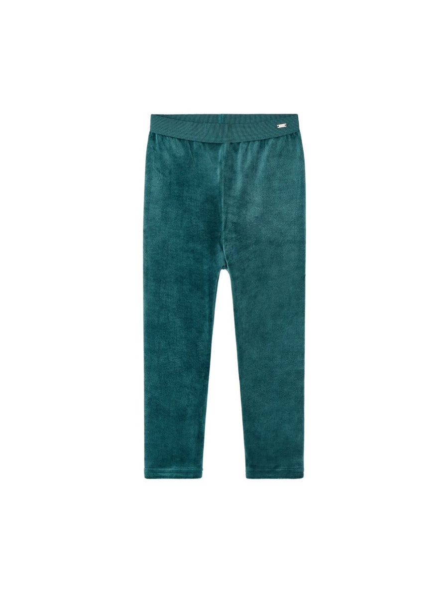 Leggings aveludadas básicas V.garrafa (Verde Escuro)  para Menina - Mayoral