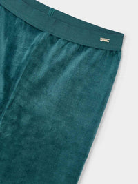Leggings aveludadas básicas V.garrafa (Verde Escuro)  para Menina - Mayoral