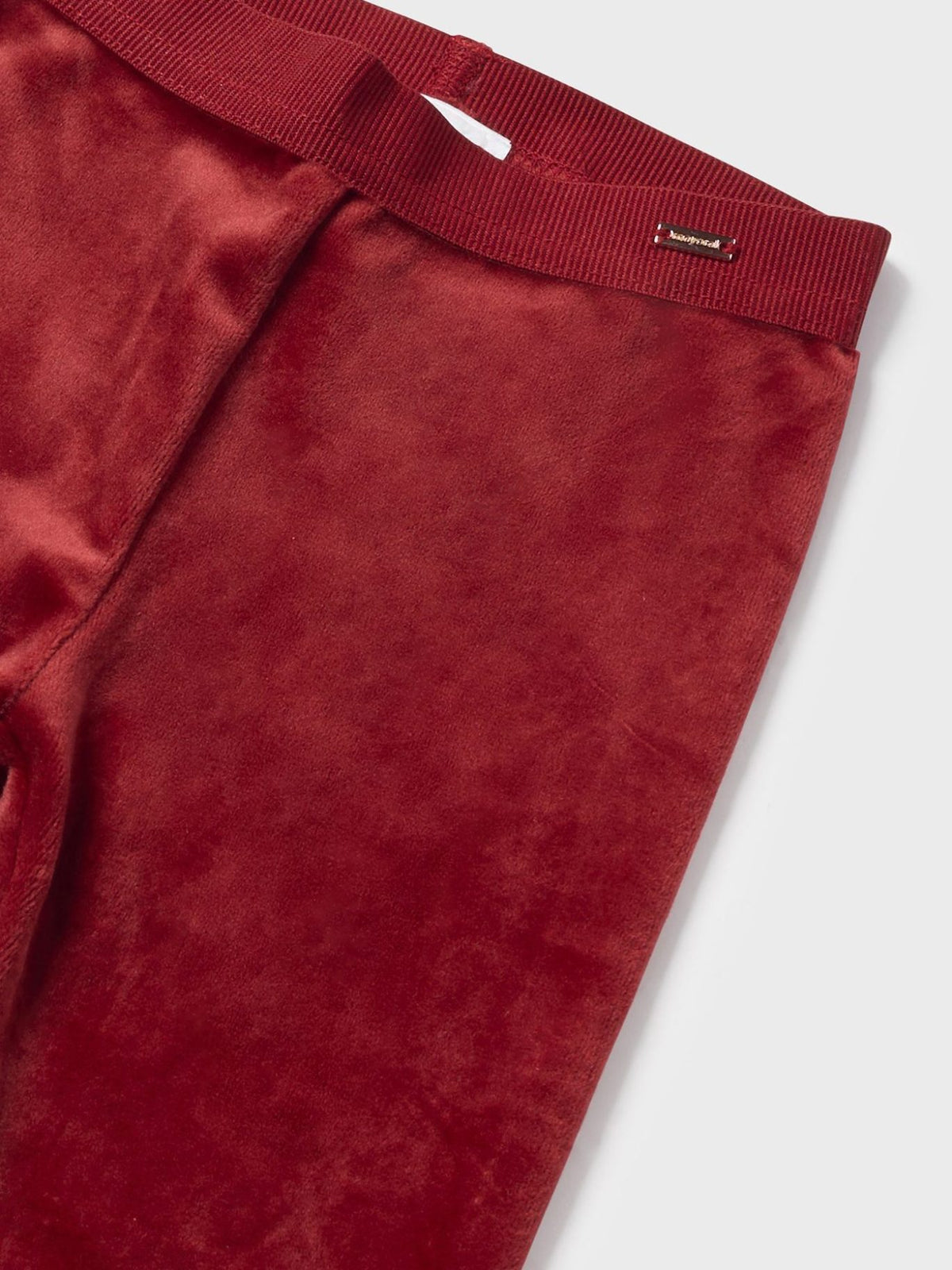Leggings aveludadas básicas Ginja (Vermelho Escuro)  para Bebé Menina - Mayoral