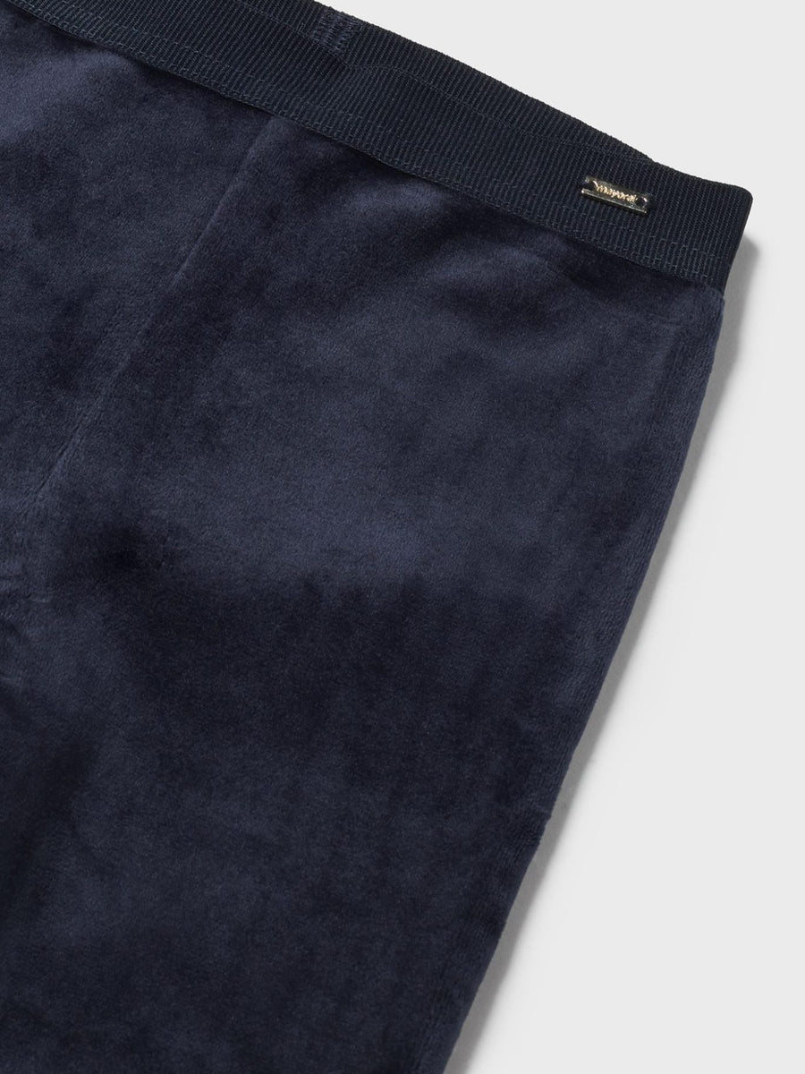 Leggings aveludadas básicas Marinho (Marinho)  para Bebé Menina - Mayoral