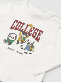 Camisola college Nata-guind (Creme / Pérola)  para Bebé Menino - Mayoral