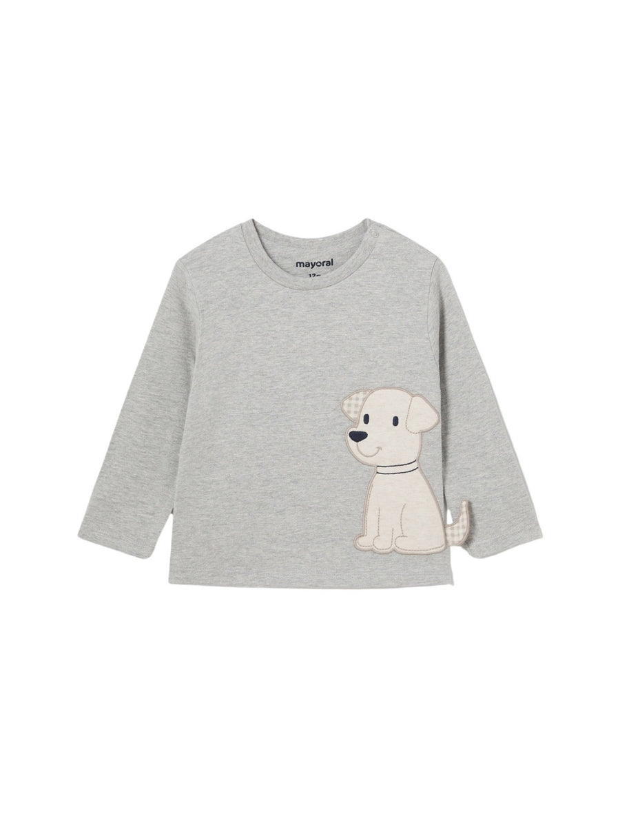 Camisola play dogs Cinza vig (Cinza)  para Bebé Menino - Mayoral