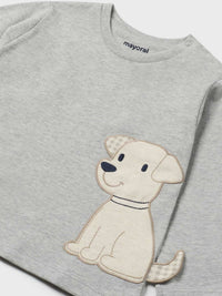 Camisola play dogs Cinza vig (Cinza)  para Bebé Menino - Mayoral