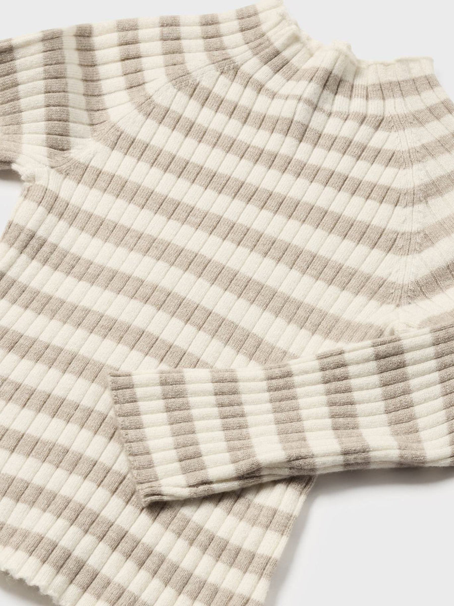 Camisola tricot Vison vig (Castanho Escuro)  para Bebé Menina - Mayoral