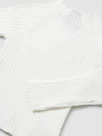 Camisola tricot Crú (Creme / Pérola)  para Bebé Menina - Mayoral