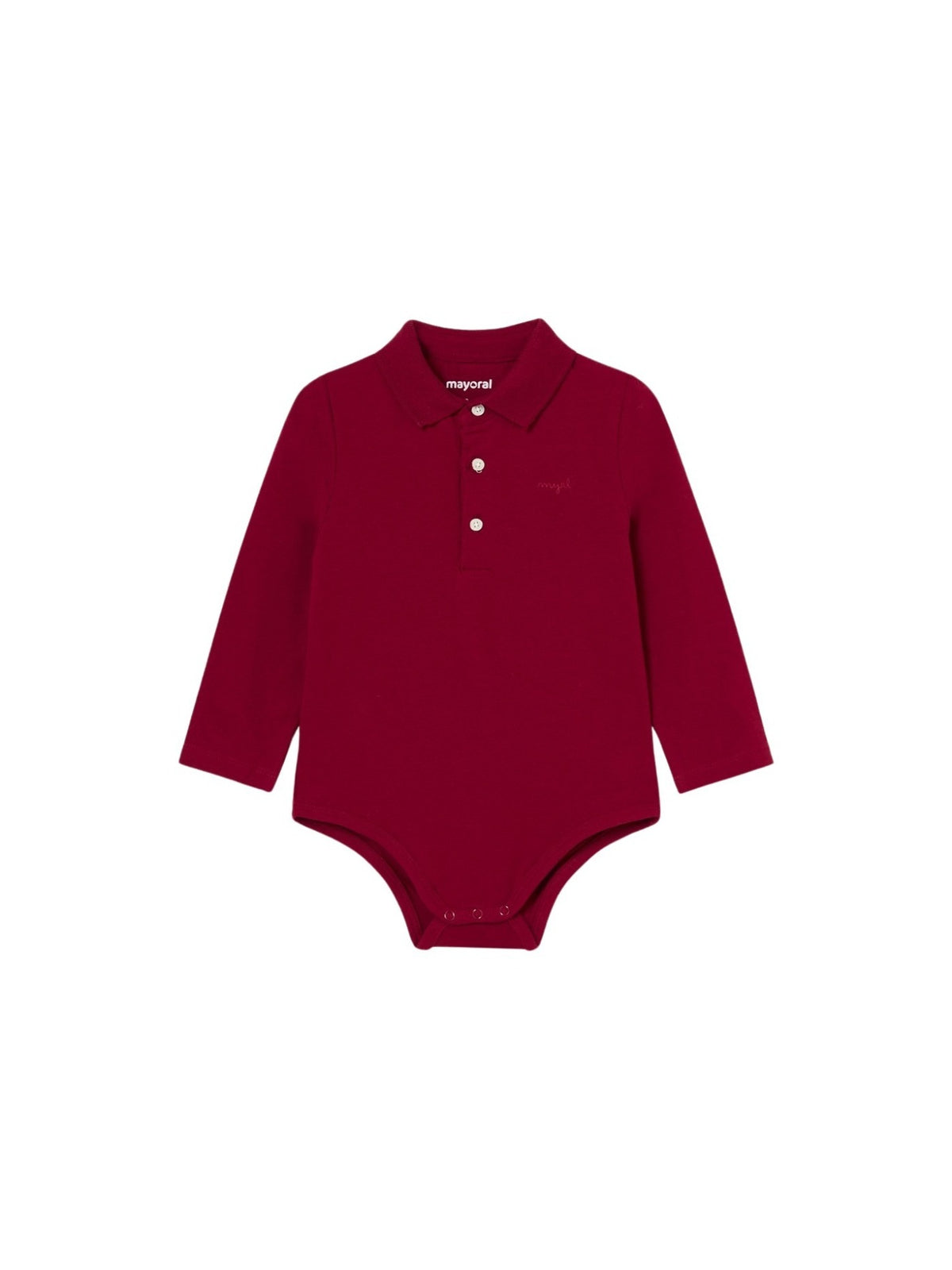 Polo m/comp. Body Ginja (Vermelho Escuro)  para Bebé Menino - Mayoral