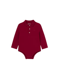 Polo m/comp. Body Ginja (Vermelho Escuro)  para Bebé Menino - Mayoral