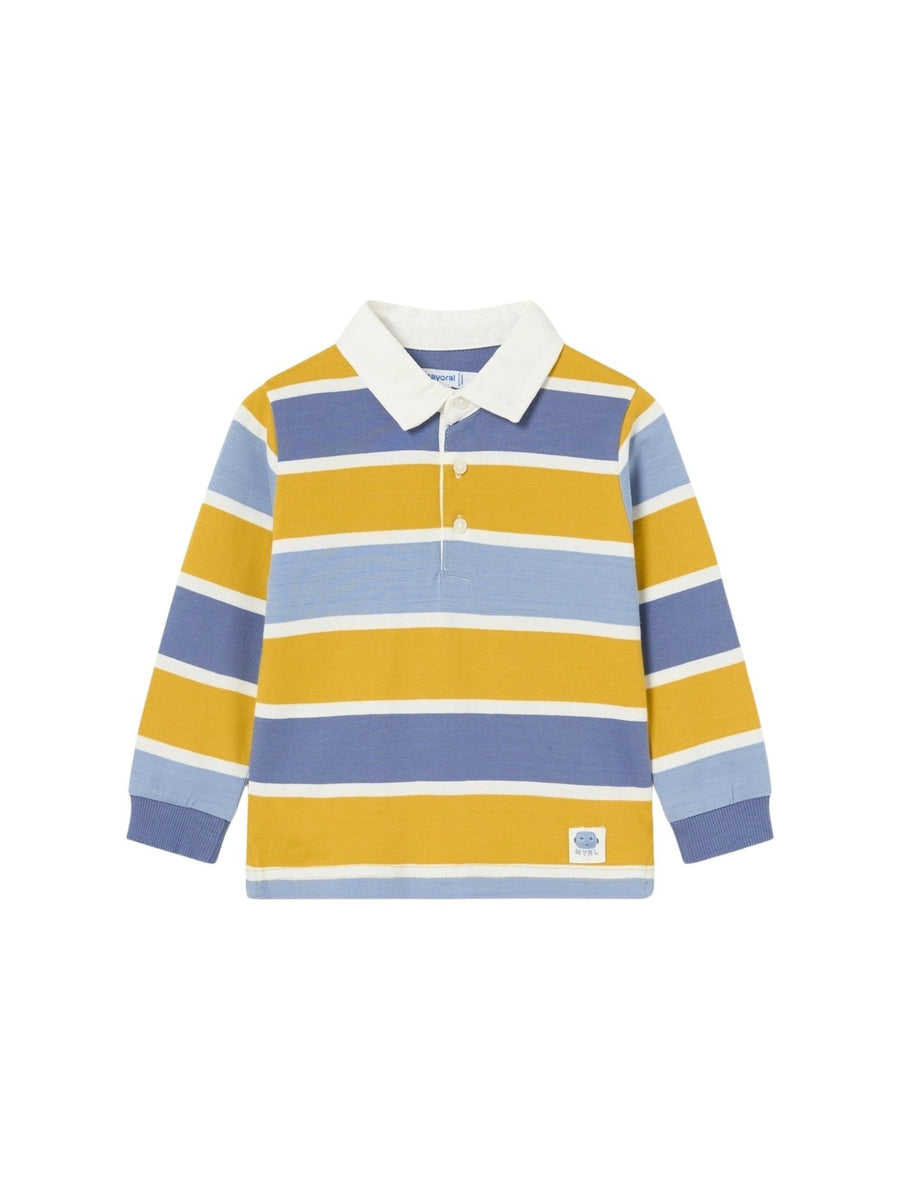 Polo m/comp. riscas Polen (Amarelo Ocre)  para Bebé Menino - Mayoral
