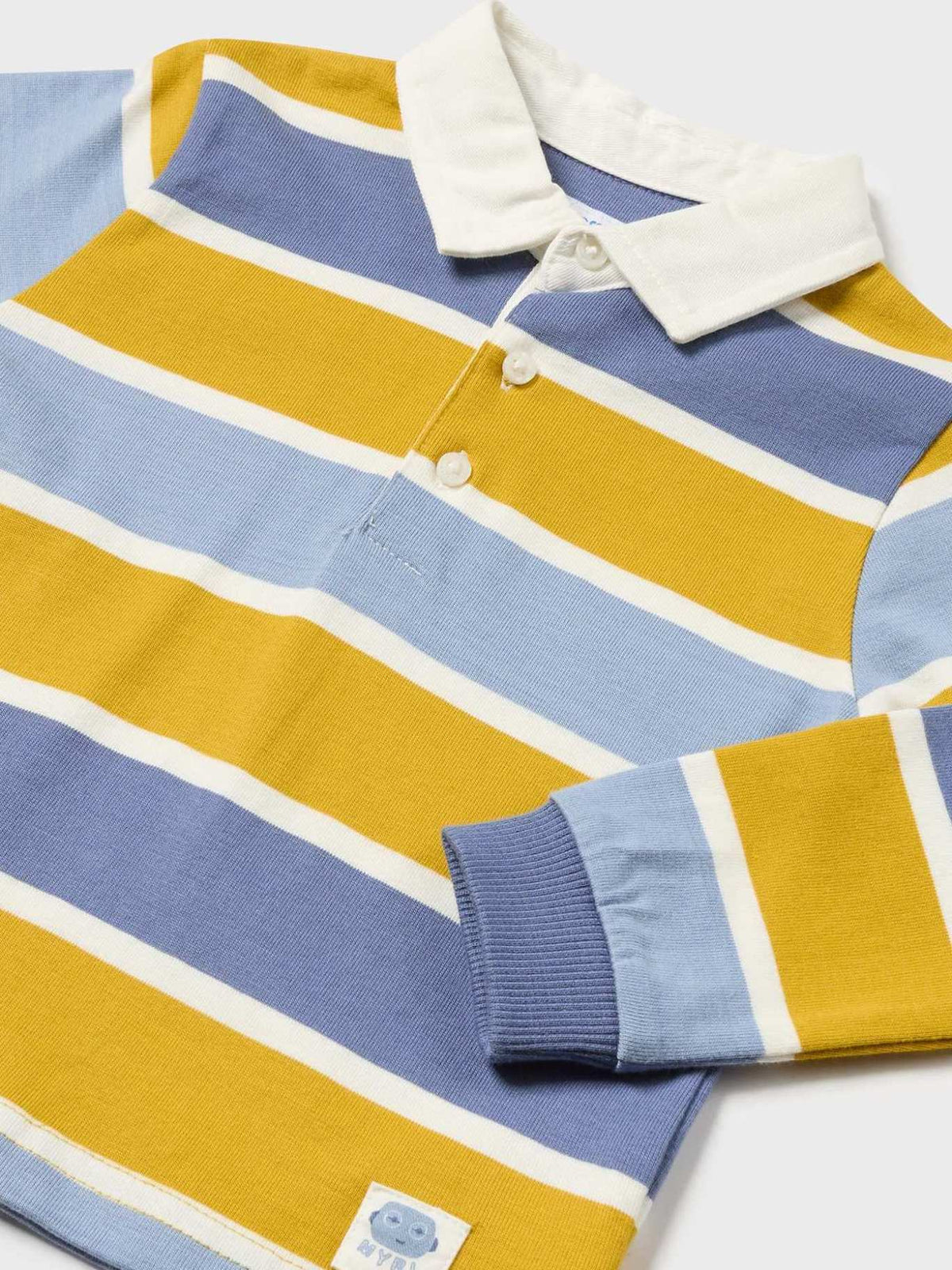 Polo m/comp. riscas Polen (Amarelo Ocre)  para Bebé Menino - Mayoral