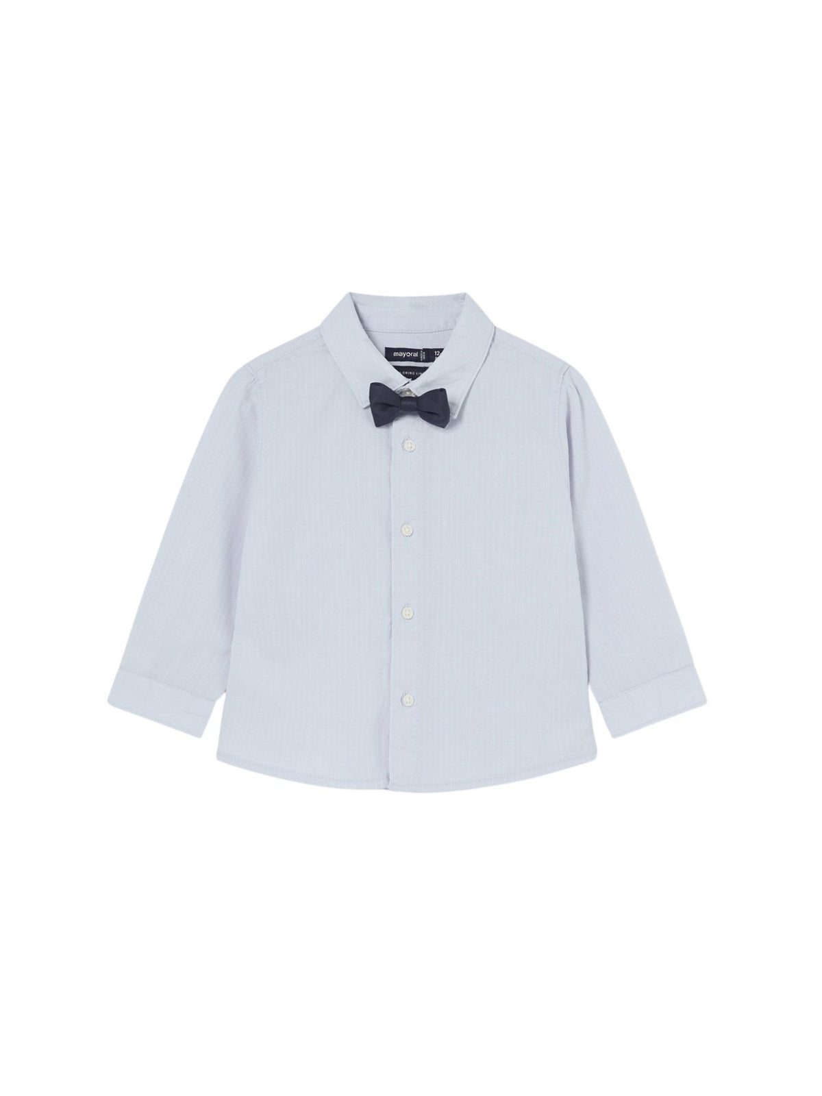 Camisa m/comp. clássica laço Celeste (Celeste)  para Bebé Menino - Mayoral