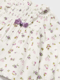 Blusa estampada Crú-orquid (Lilás)  para Bebé Menina - Mayoral