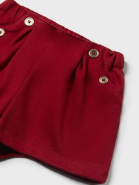 Bermuda sarja Ginja (Vermelho Escuro)  para Bebé Menina - Mayoral