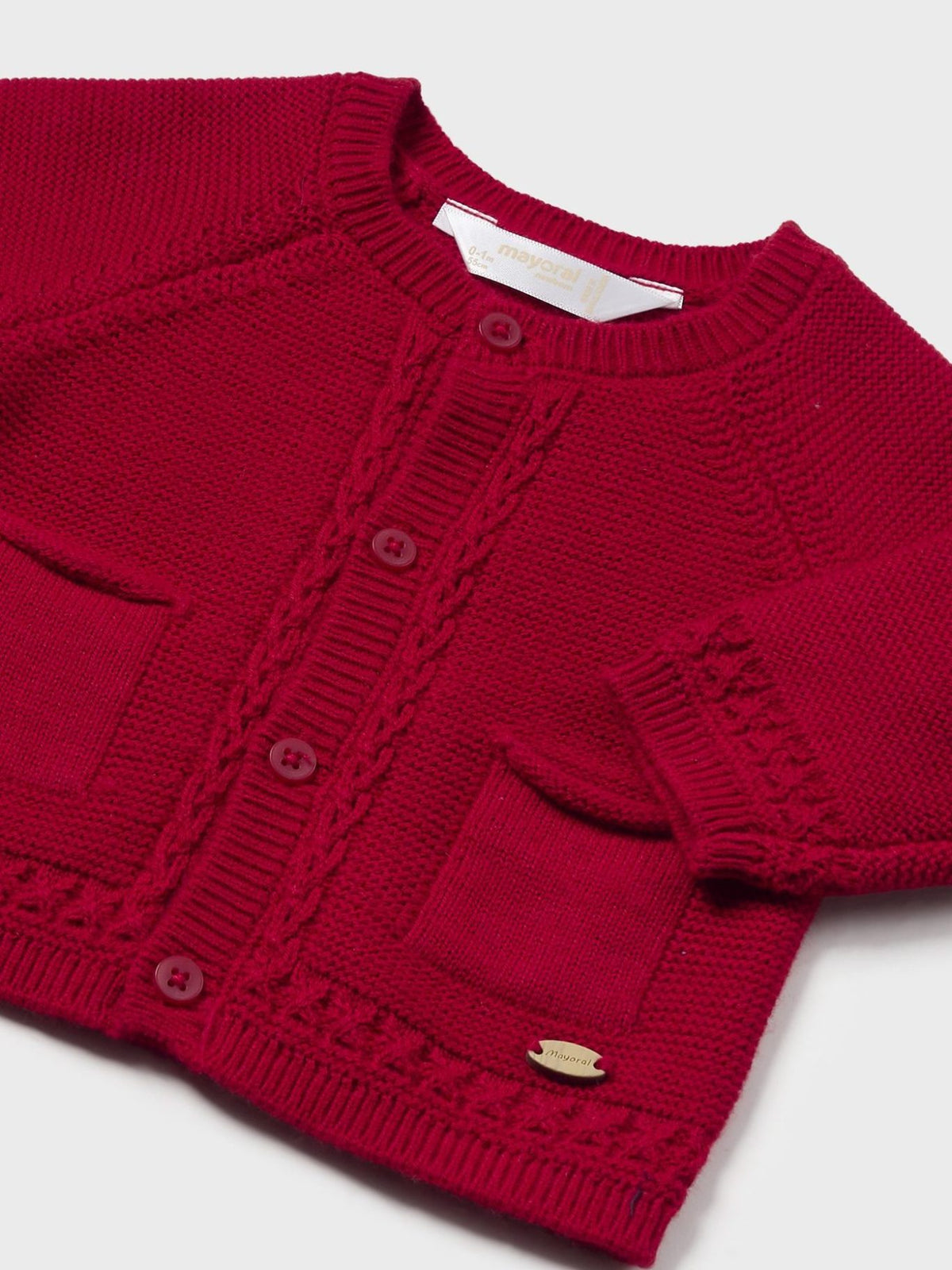 Casaco gola redonda Vermelho (Vermelho)  para Bebé Menino - Mayoral