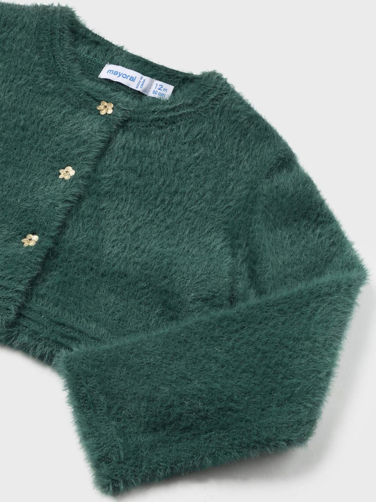 Casaco tricot bebé V.garrafa (Verde Escuro)  para Bebé Menina - Mayoral
