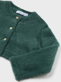 Casaco tricot bebé V.garrafa (Verde Escuro)  para Bebé Menina - Mayoral