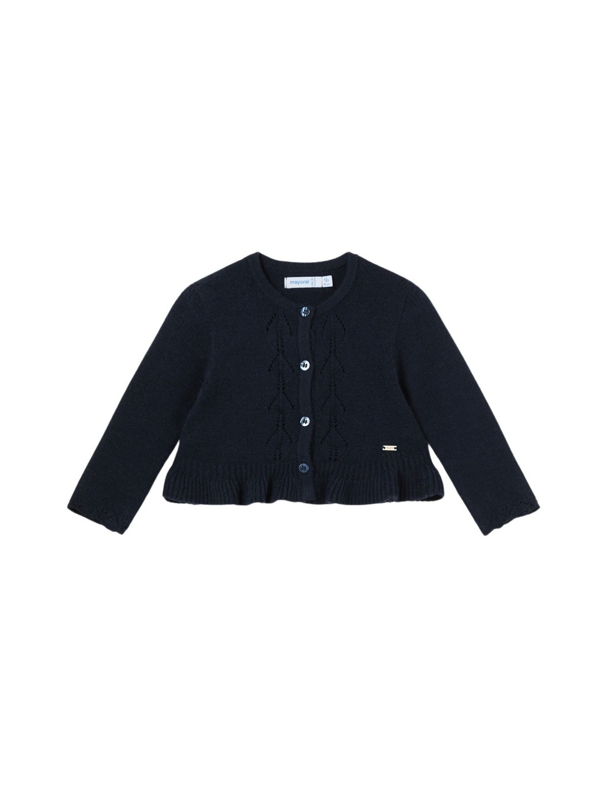 Casaco tricot comprido Azul escur (Marinho)  para Bebé Menina - Mayoral