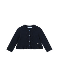Casaco tricot comprido Azul escur (Marinho)  para Bebé Menina - Mayoral