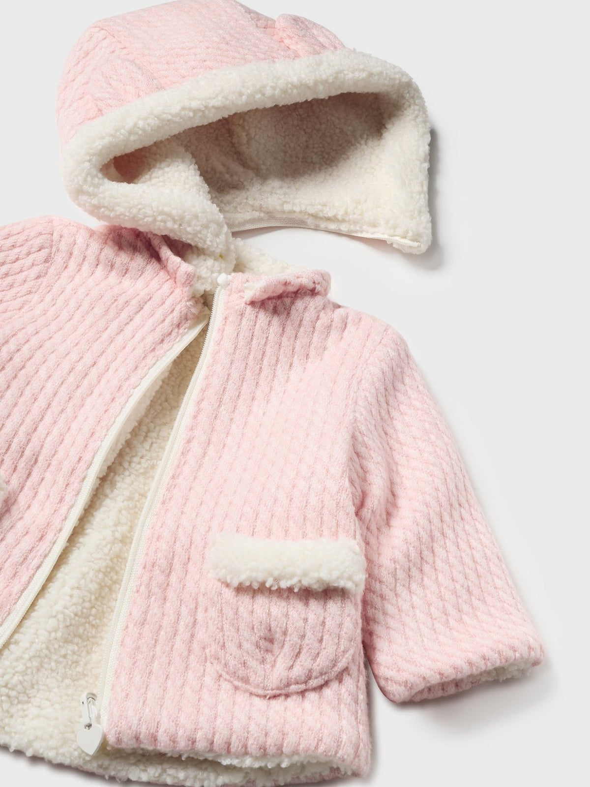 Casaco reversivel Rosa baby (Rosa Bébé)  para Bebé Menina - Mayoral